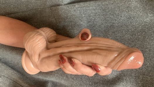 12 inch massive dildo fucks my wife squirts g spot orgasm licked teased and fucked again best close up on the net