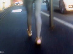 EXHIB GIRL CUM PUBLIC ***