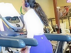 gym candid big booty asian
