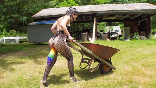 Plugged Slave – Humiliating Farm Chores