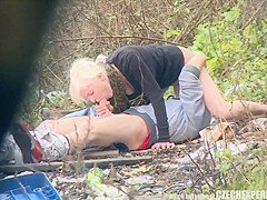 Czech Experiment Young Girl Asking Guy For Sex On Street Outdoors